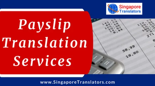 Payslip Translation Services Singapore